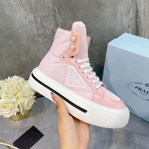 Prada 2021 counter new thick-bottom loose cake sneakers 35-40_-b570fcb3